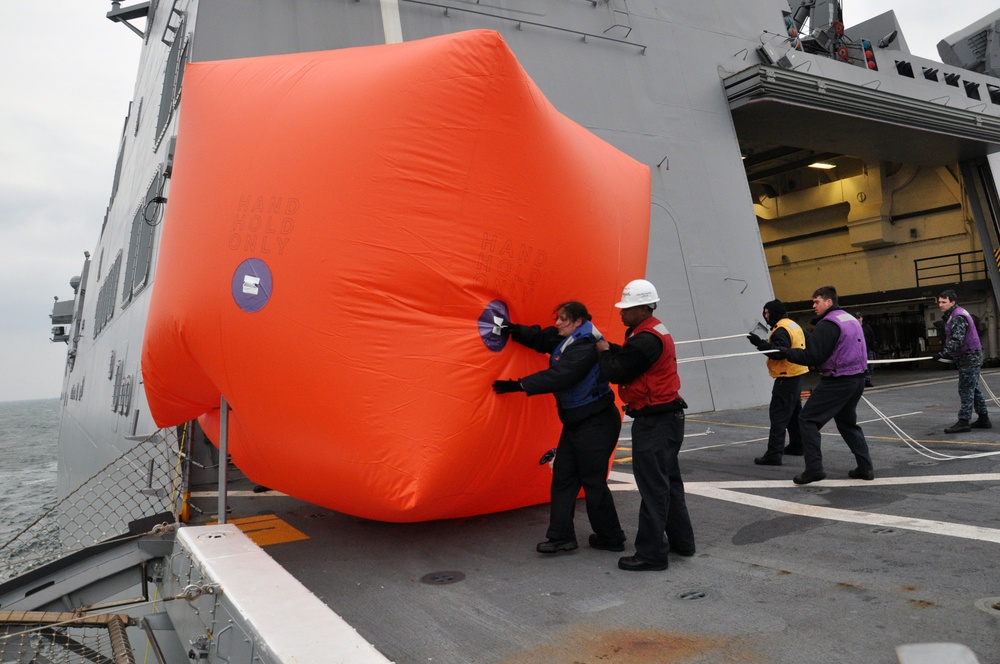 USS Arlington live-fire exercise