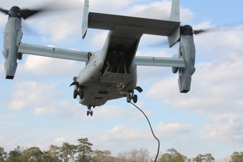 Ready, set, jump: Marines conduct fast rope operator course