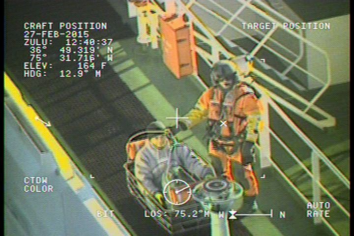 Coast Guard medevacs ailing motor vessel crewman off Virginia