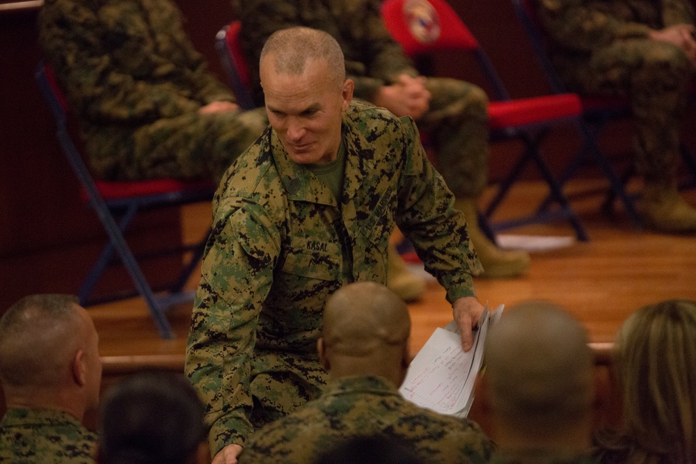 Sergeant Maj. Kasal becomes top enlisted leader for I MEF