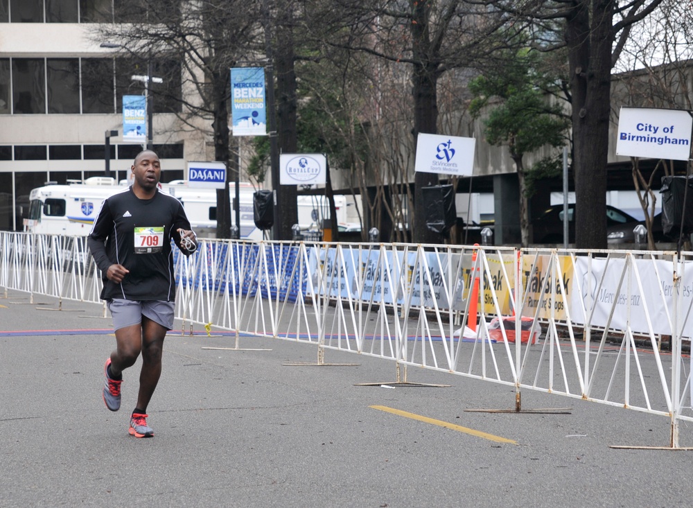 Capt. Osibodu finishes his 1st marathon
