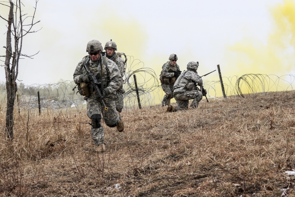 Red Falcons train in Virginian snow for Global Response Force Mission