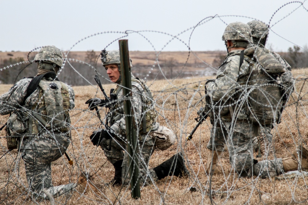 Red Falcons train in Virginian snow for Global Response Force Mission