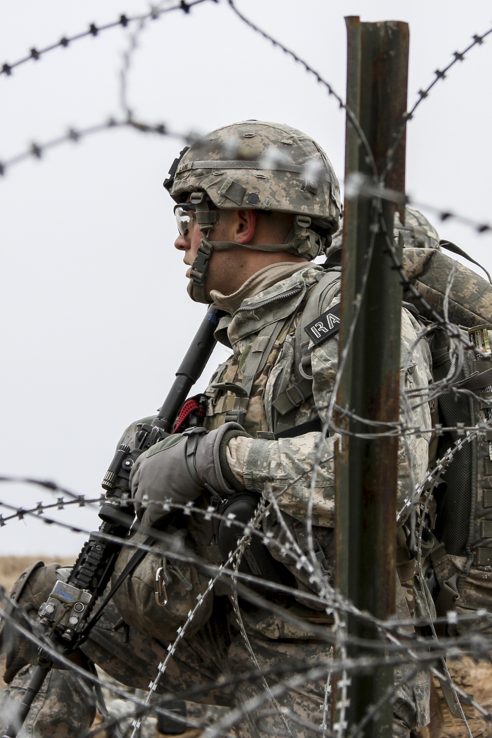 Red Falcons train in Virginian snow for Global Response Force Mission