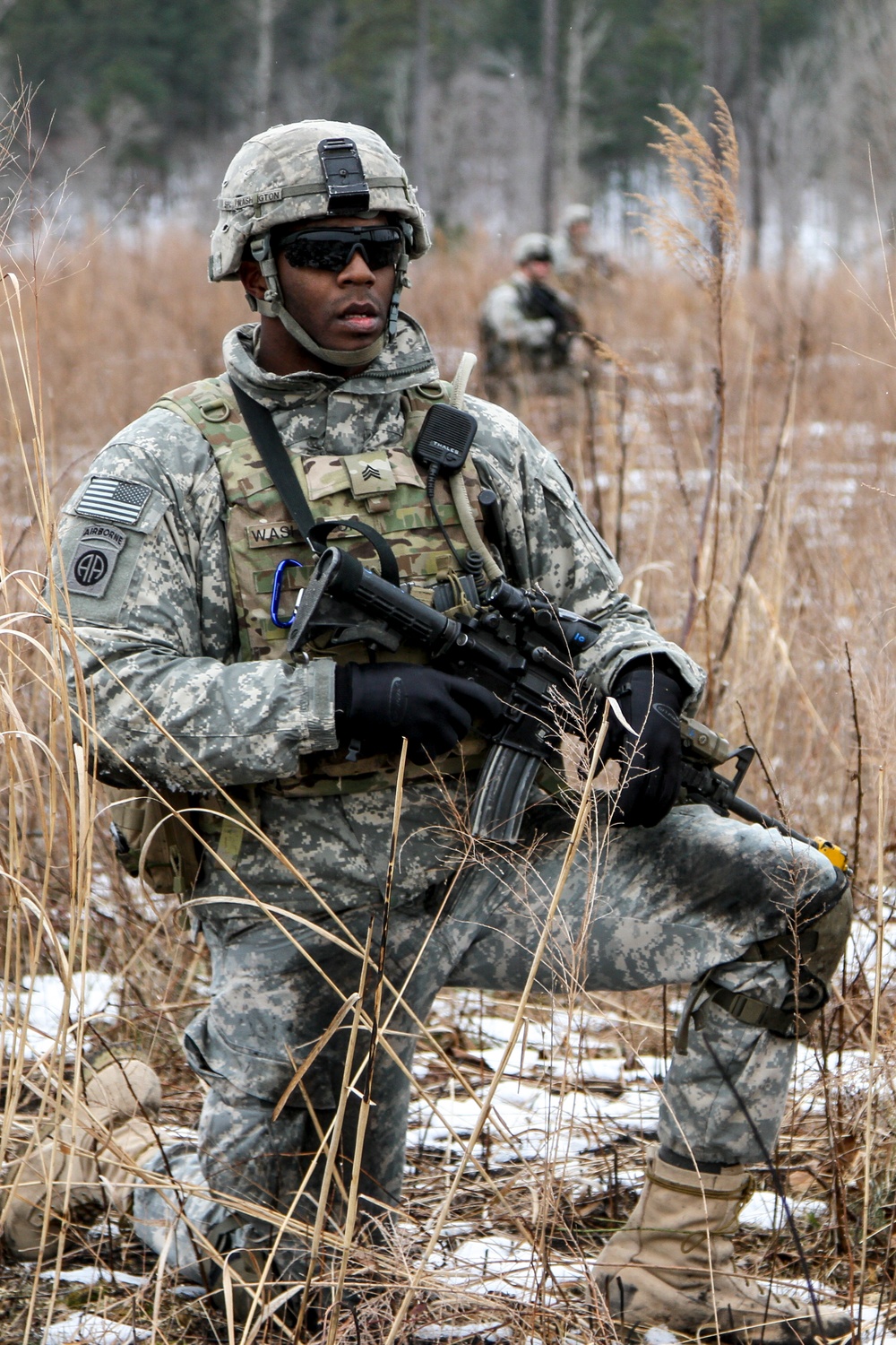 Red Falcons train in Virginian snow for Global Response Force Mission