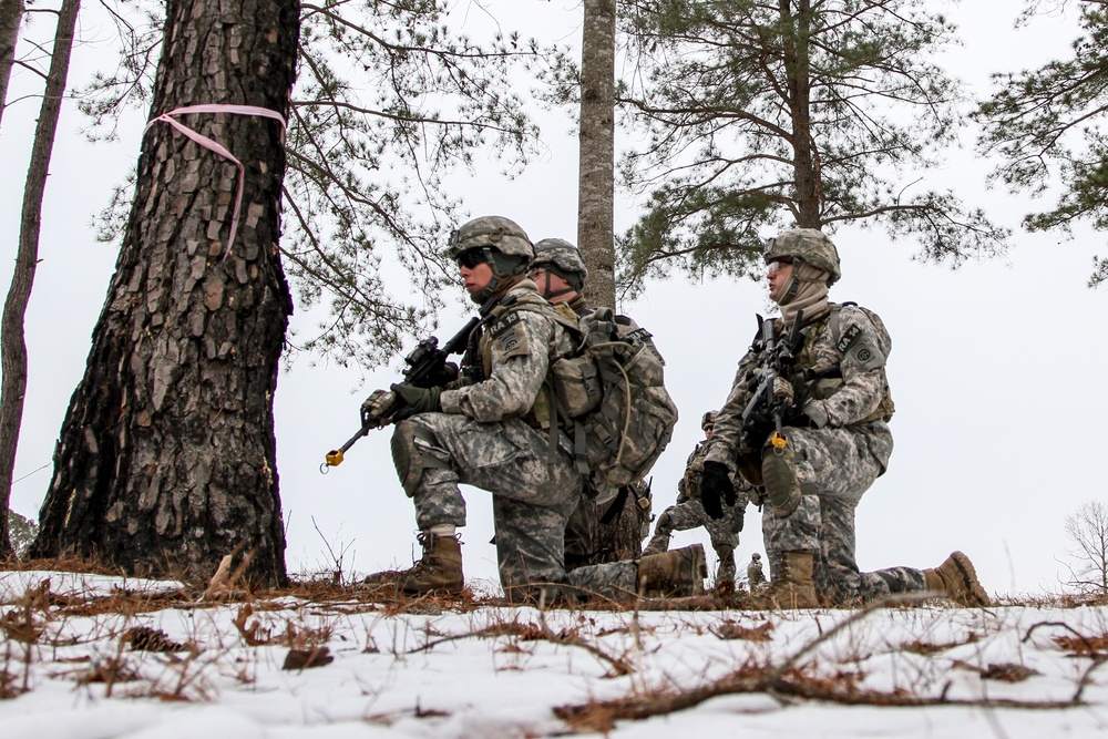Red Falcons train in Virginian snow for Global Response Force Mission