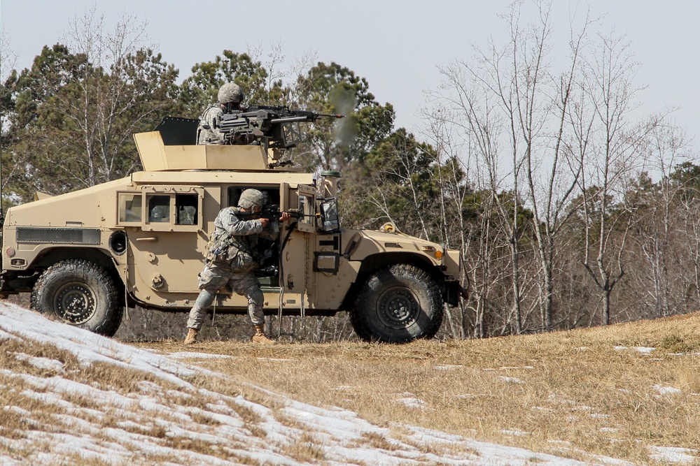 Red Falcons train in Virginian snow for Global Response Force Mission