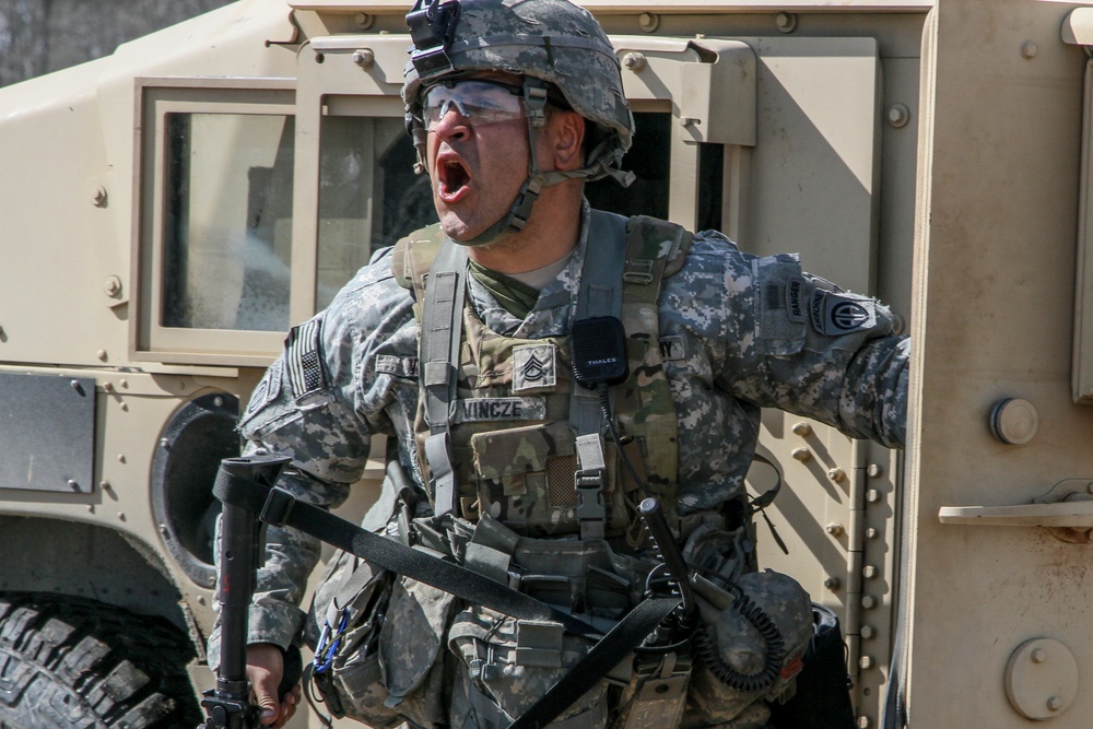 Red Falcons train in Virginian snow for Global Response Force Mission