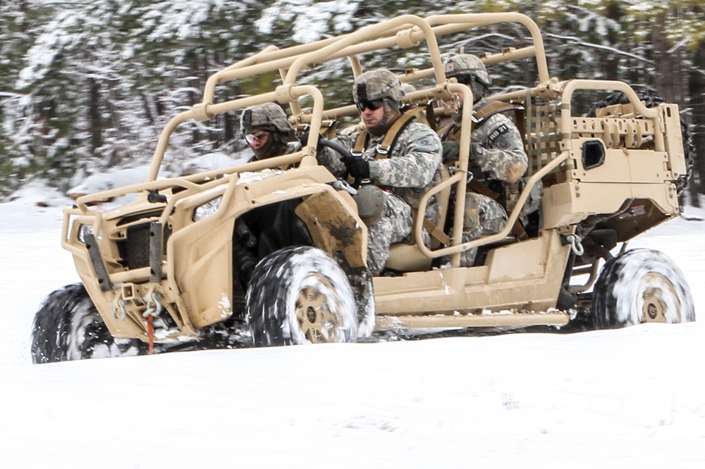 Red Falcons train in Virginian snow for Global Response Force mission