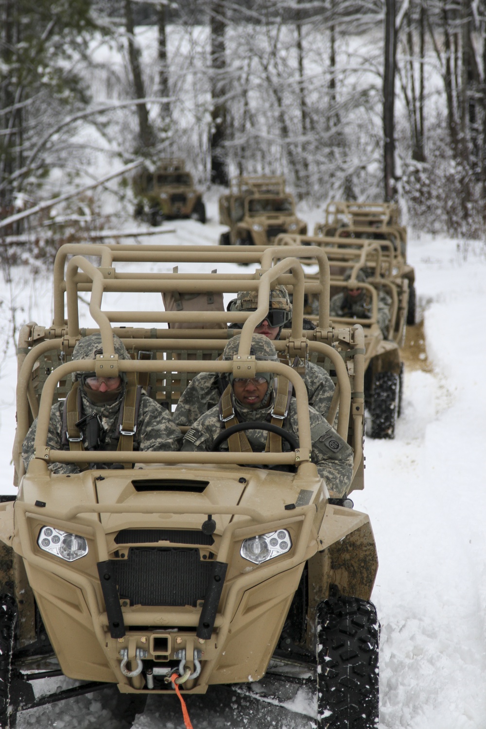 Red Falcons train in Virginian snow for Global Response Force mission