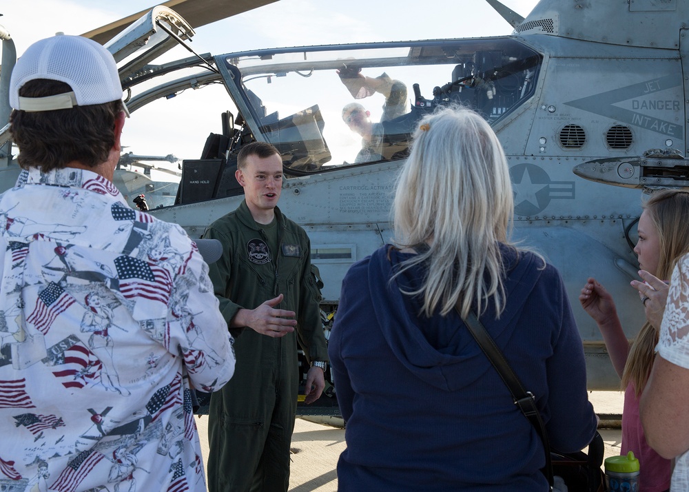 Fans interact with Marines at MCAS Yuma Airshow