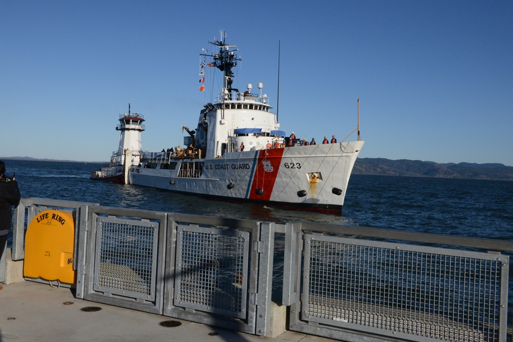 Coast Guard Cutter Steadfast returns to home port in Astoria, Ore.