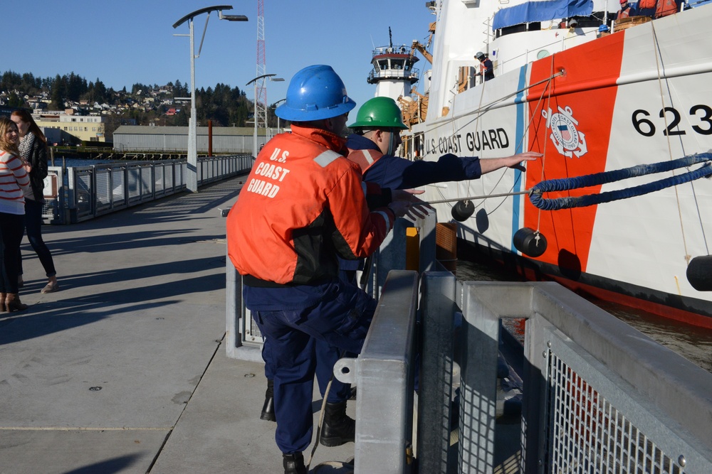 Coast Guard Cutter Steadfast returns to home port in Astoria, Ore.