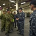 JGSDF chief of staff for operations tours USS America