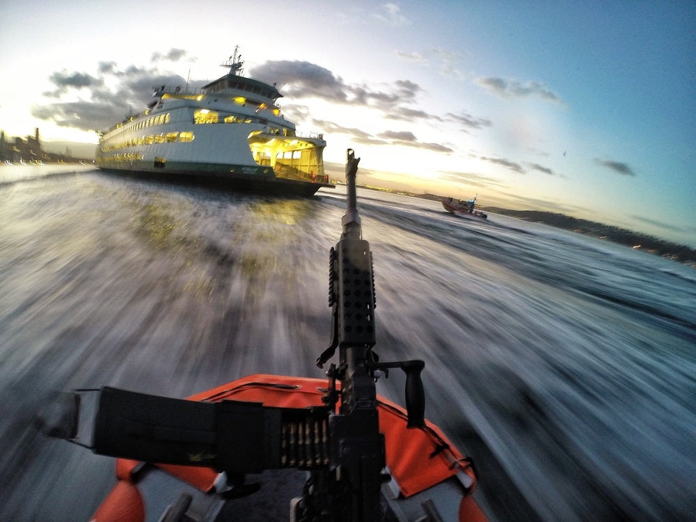 Coast Guard Station Seattle conducts ferry escort