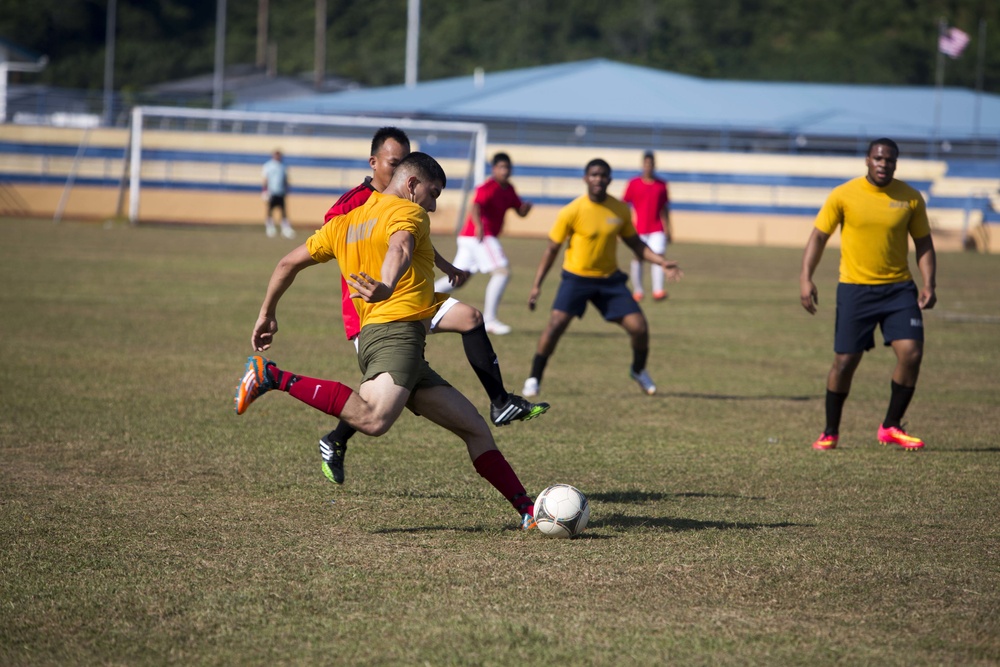 A Friendly Game of Soccer in Malaysia