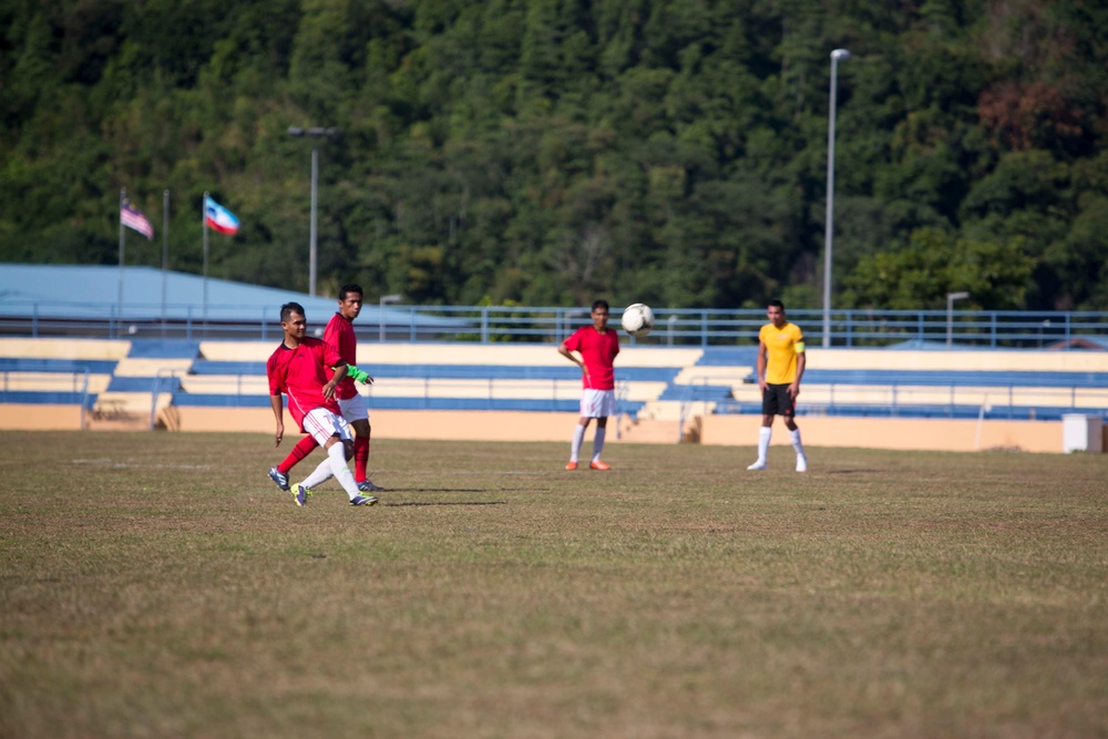 A Friendly Game of Soccer in Malaysia