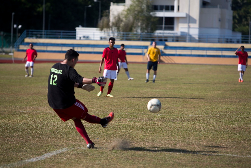 A Friendly Game of Soccer in Malaysia