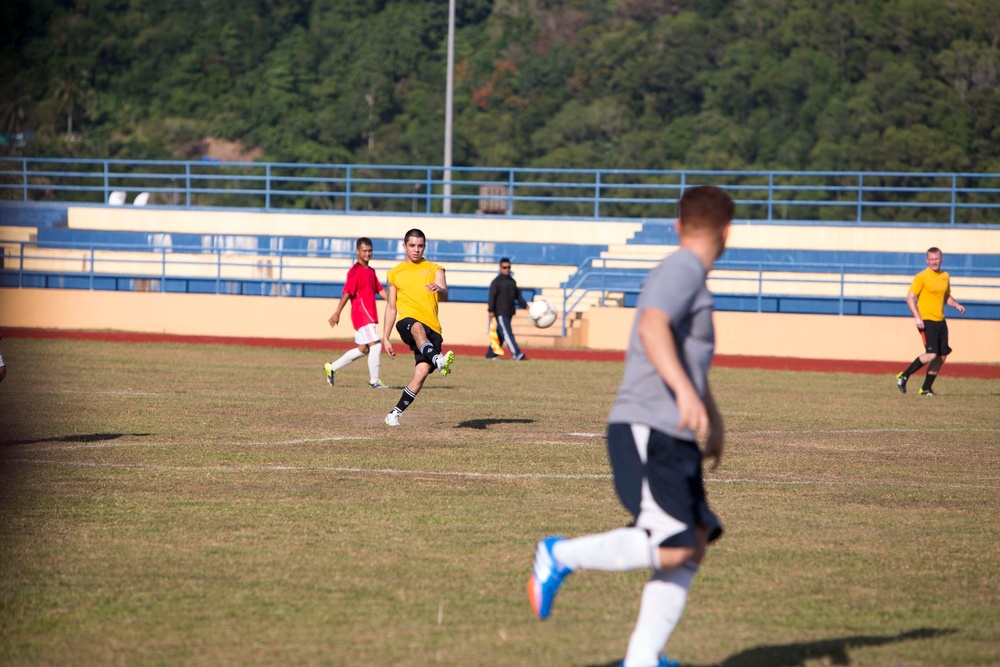 A Friendly Game of Soccer in Malaysia