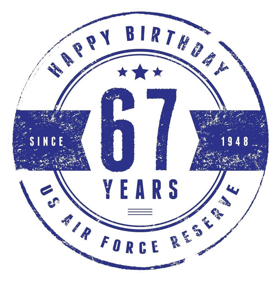 Air Force Reserve 67th birthday graphic