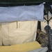 Setting the tent floors