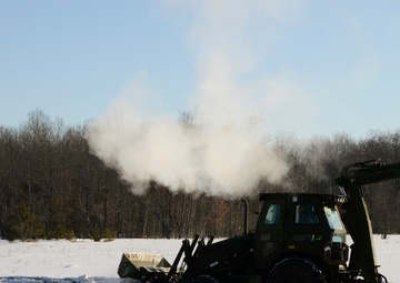 Michigan National Guard exercises proficiency during sub-zero cold weather training