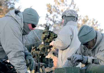 Michigan National Guard exercises proficiency during sub-zero cold weather training