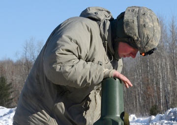 Michigan National Guard exercises proficiency during sub-zero cold weather training