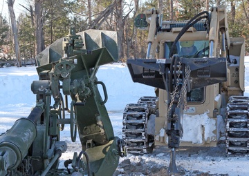 Michigan National Guard exercises proficiency during sub-zero cold weather training