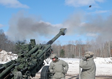 Michigan National Guard exercises proficiency during sub-zero cold weather training