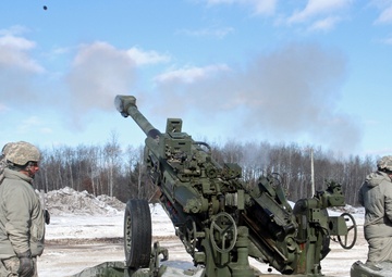 Michigan National Guard exercises proficiency during sub-zero cold weather training