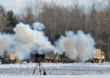 Michigan National Guard exercises proficiency during sub-zero cold weather training