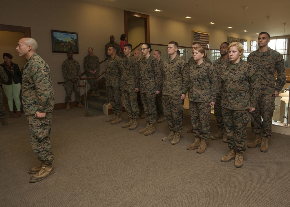 Cpl. Berrios-Velez Promotion Ceremony