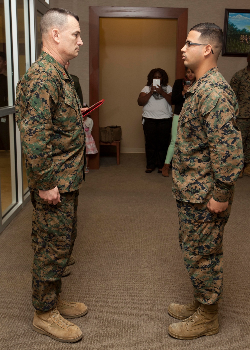 Cpl. Berrios-Velez Promotion Ceremony