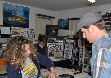 World War II Navy aircraft crash recovery