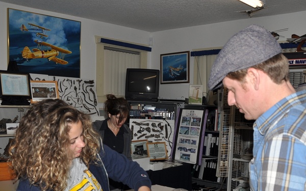 World War II Navy aircraft crash recovery