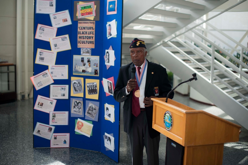 Black History Month ceremony