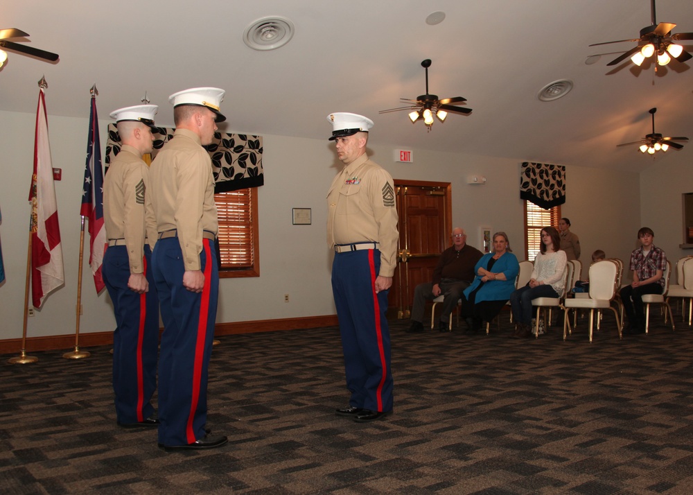 U.S. Marine Corps Master Sergeant Joseph Alessio Jr. Retirement Ceremony