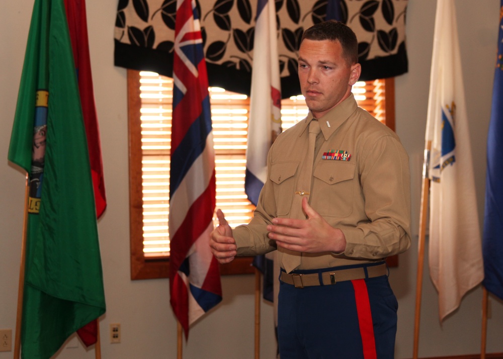 U.S. Marine Corps Master Sergeant Joseph Alessio Jr. Retirement Ceremony