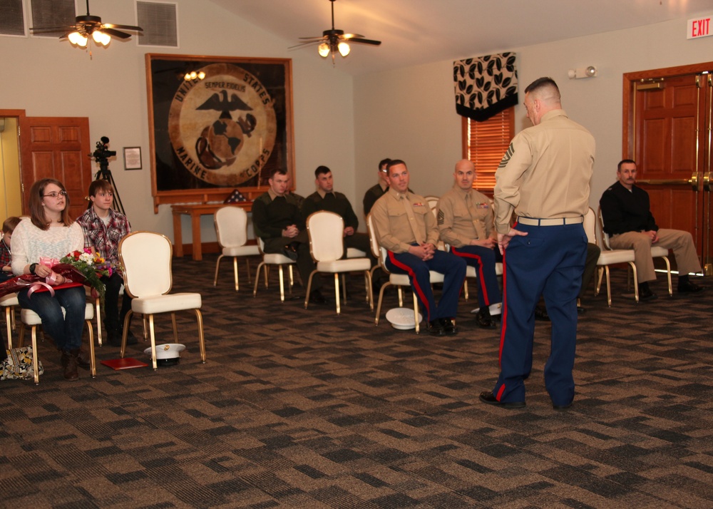 U.S. Marine Corps Master Sergeant Joseph Alessio Jr. Retirement Ceremony