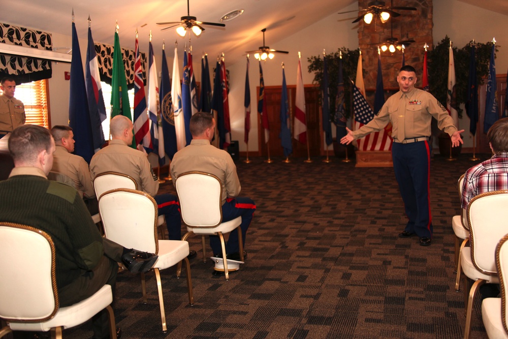 U.S. Marine Corps Master Sergeant Joseph Alessio Jr. Retirement Ceremony