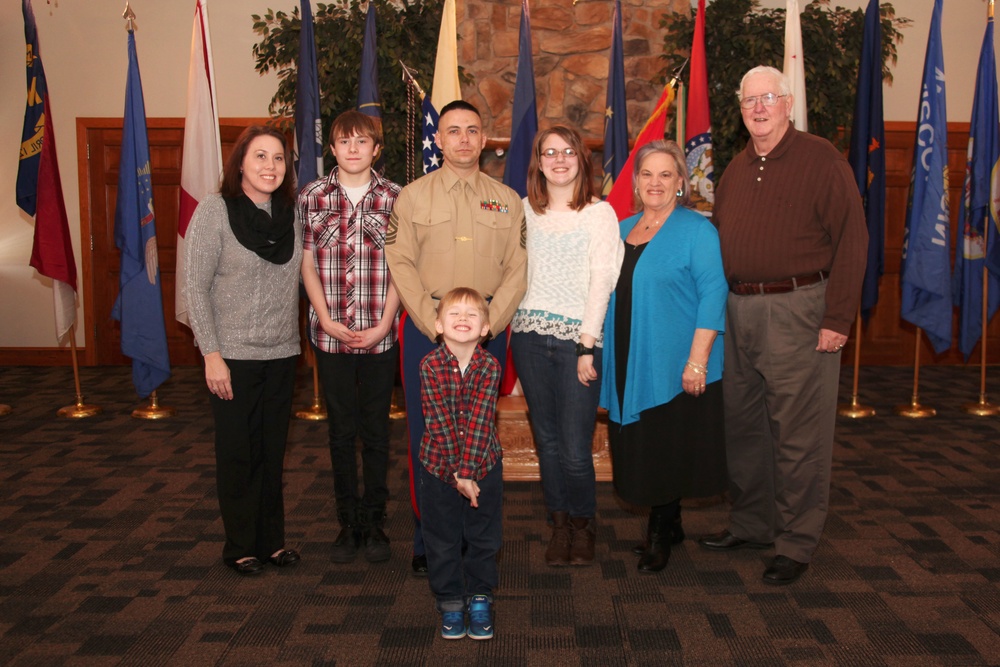 U.S. Marine Corps Master Sergeant Joseph Alessio Jr. Retirement Ceremony