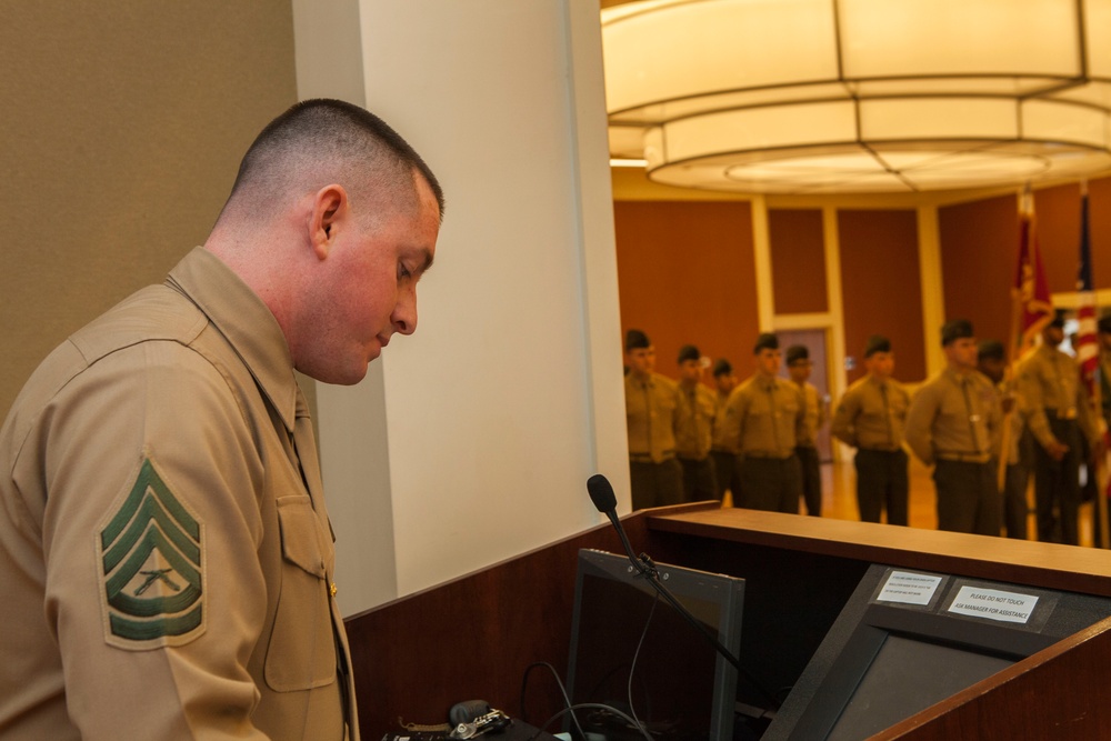 U.S. Marine Corps Chief Warrant Officer 4 Francisco C. Villegas Retirement Ceremony