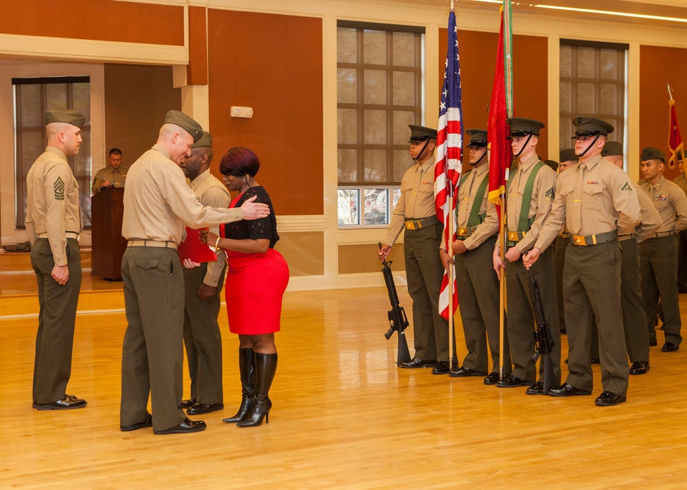 U.S. Marine Corps Chief Warrant Officer 4 Francisco C. Villegas Retirement Ceremony