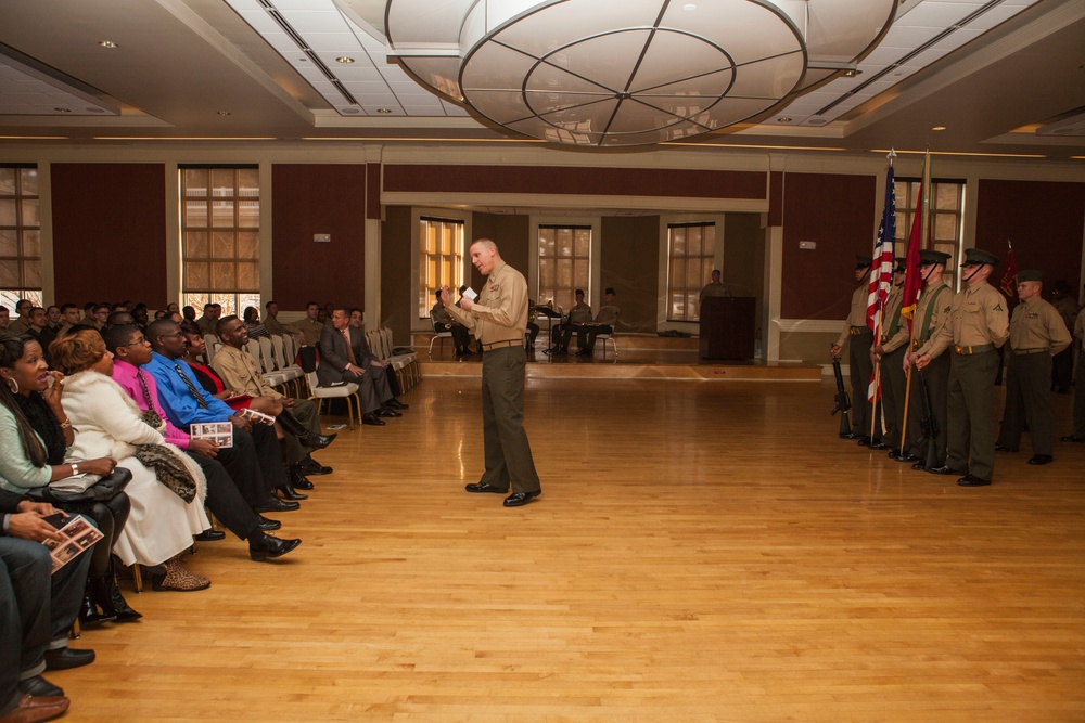 U.S. Marine Corps Chief Warrant Officer 4 Francisco C. Villegas Retirement Ceremony