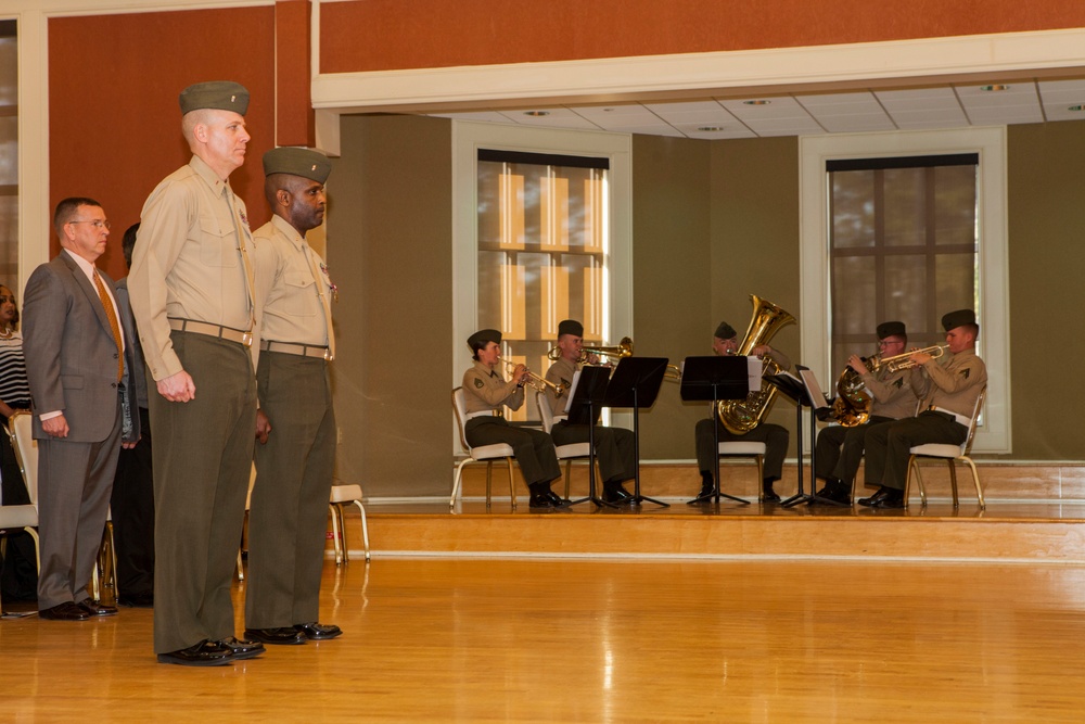 U.S. Marine Corps Chief Warrant Officer 4 Francisco C. Villegas Retirement Ceremony