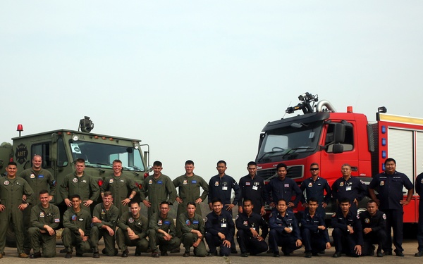 Thai, U.S. Aircraft Rescue Firefighters compete in Crash Crew Rodeo