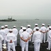 USS Sampson wreath laying ceremony