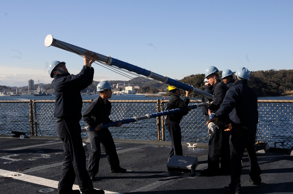 USS Blue Ridge action
