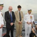 USS Sampson wreath laying ceremony